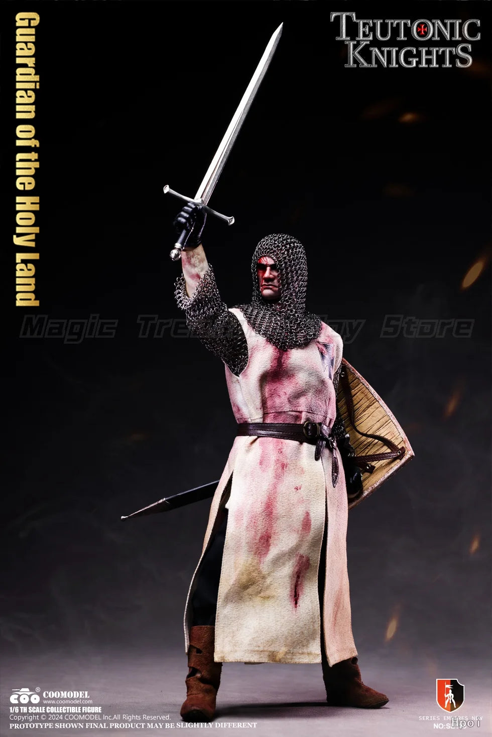 【In stock】 Original COOMODEL 1/6 Scale Empire Series SE135 Teutonic Knight/Sacred Guard Action Figure Model Toys Gift