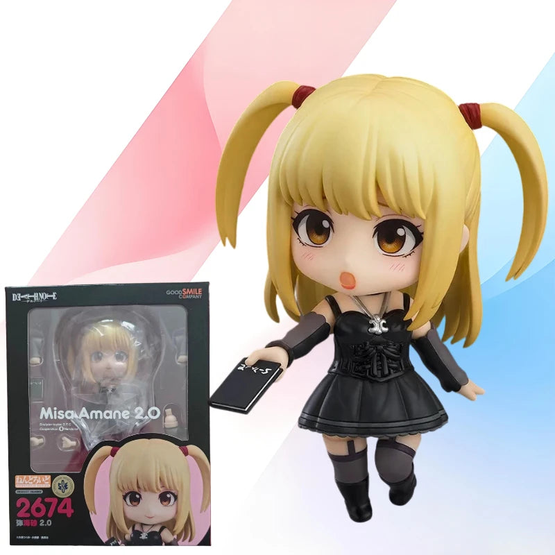 Low price In Stock GSC Original Box  2674 Misa Amane 2.0 Anime Action Figure Model Toy Gift for Kids Foam Box Packaging