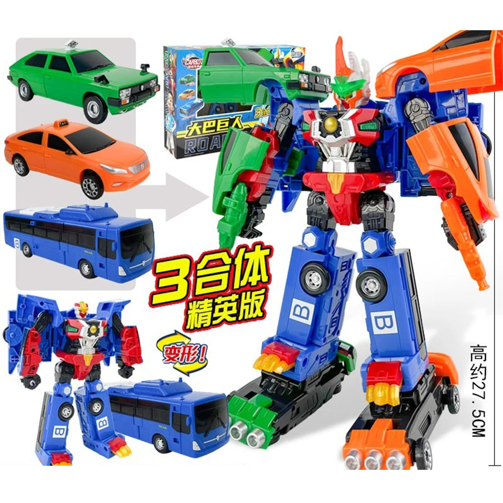 5 IN 1 Carbot Safari Saver Transformation Robot to Car Toys Action Figures Penta Storm Model Deformation Cars Toy Gift