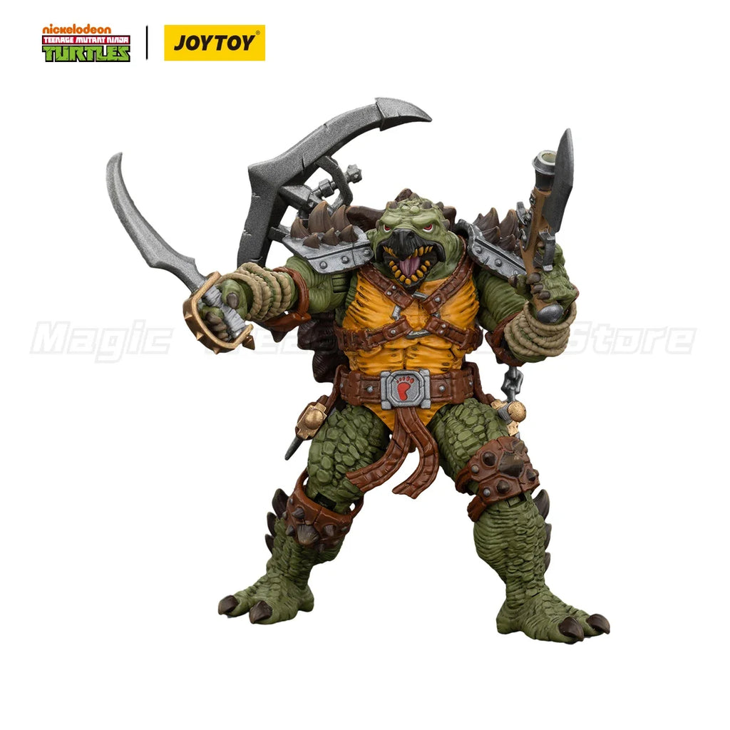 【MT】 JOYTOY 1/18 Action Figure TMNT-Slash Tokka Model Toy Ornament Gift Figure