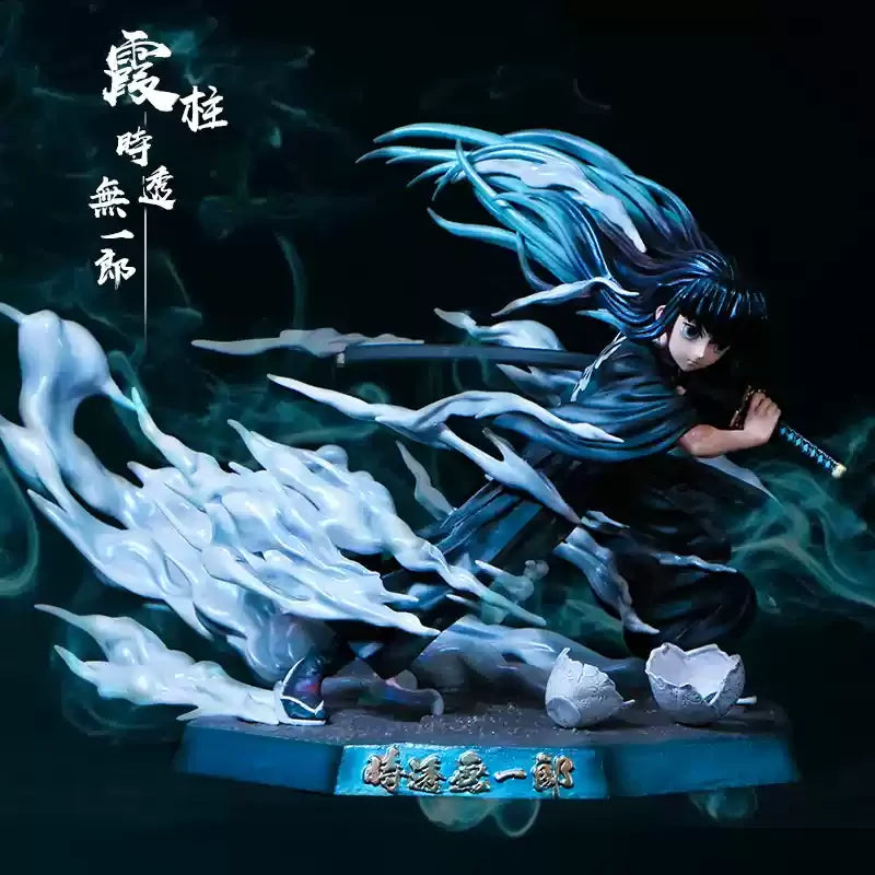 Kimetsu No Yaiba Anime Figure Tokitou Muichirou Demon Slayer Rengoku Kyoujurou  Mitsuri Shinobu Nezuko 18cm Model Birthday Gift