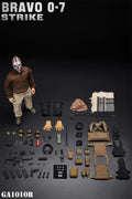 Hot Sales Scale 1/6th GA1010R Soldier Doll Ghost Full Set Moveable Figure Doll Soap Duty About 12" Gift For Fans Collect