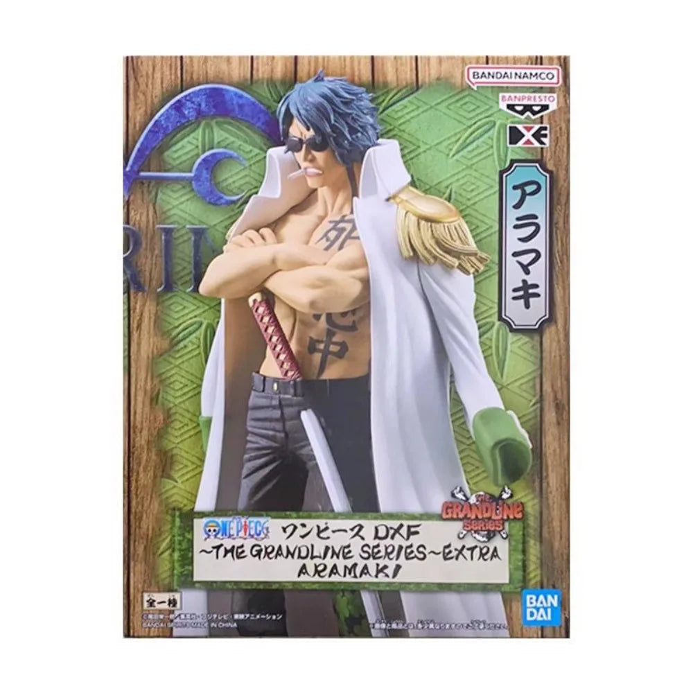 Bandai Original Banpresto Anime One Piece DXF Aramaki Green Bull 17CM PVC Action Figure Sammeln Modell Spielzeug Gitts