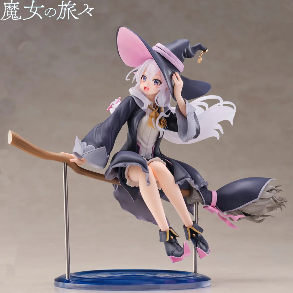 New The Journey of Elaina Anime Figure Witch Elaina Action Figure PVC Collection Model Doll Toys for Christmas Gifts