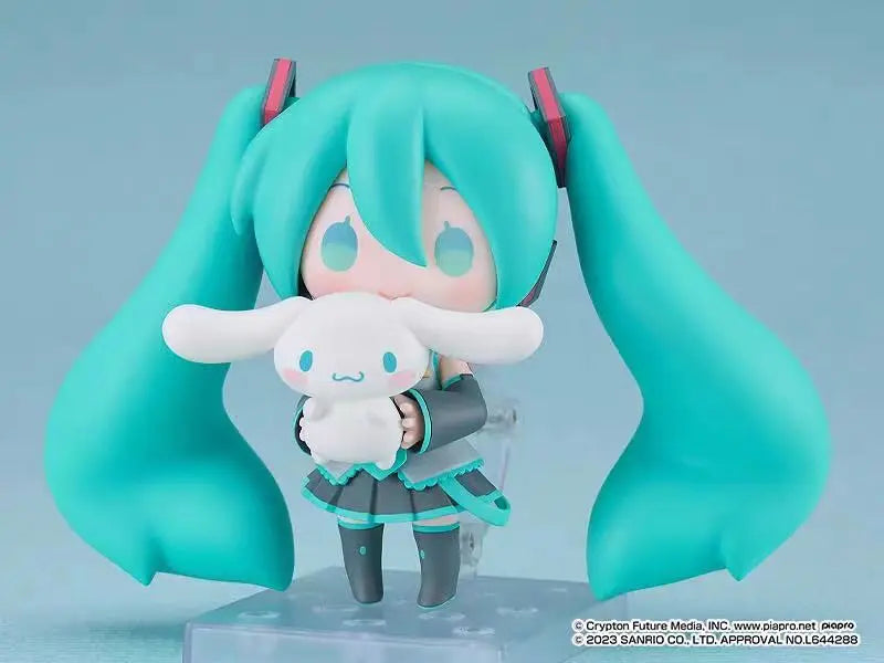 GSC Nendoroid Hatsune Miku and Cinnamoroll Collaboration Version Anime Figure Decoration Collection Model Gift In Stock