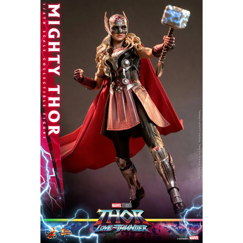 Original HotToys HT MMS663 Thor Love and Thunder 1/6 Mighty Thor In Stock Anime Action Collection Figures Model Toys