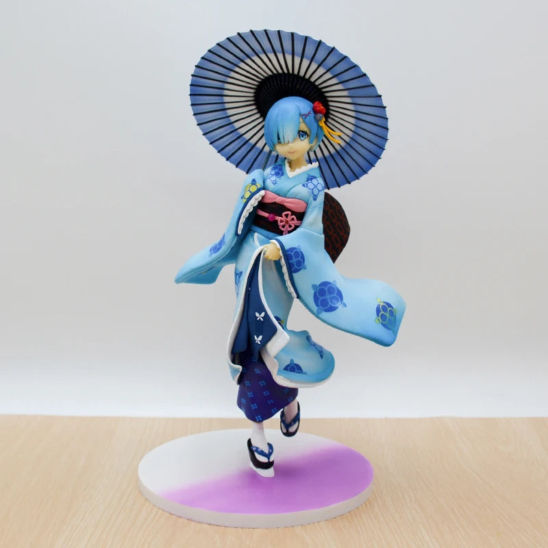 25cm Re:ZERO Starting Life in Another World Anime Figure Rem & Ram Twins Action Figure Rem/Ram Figure Collection Model Doll Toys