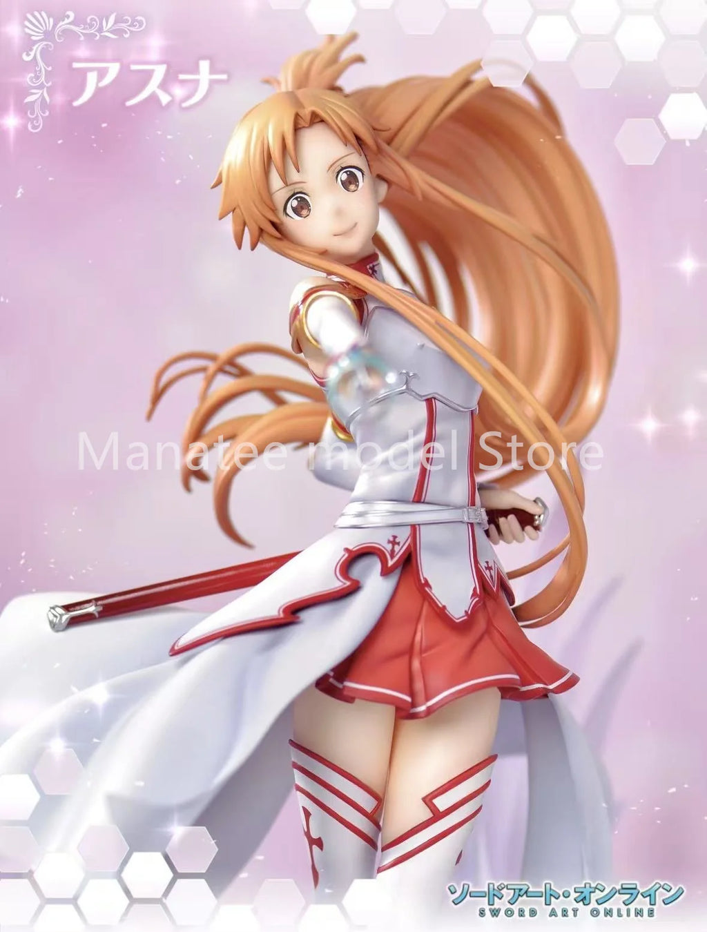 100% Original Asuna Yuuki PVC Action Figure Anime Model Toys Figure Collection Doll Gift