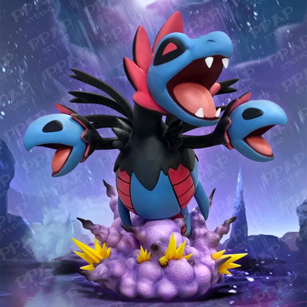 Pokemon Figure Hydreigon Action Figures Gk Fat Series Fat Hydreigon Figurine Collectible Model Cartoon Room Decor Toy Adult Gift