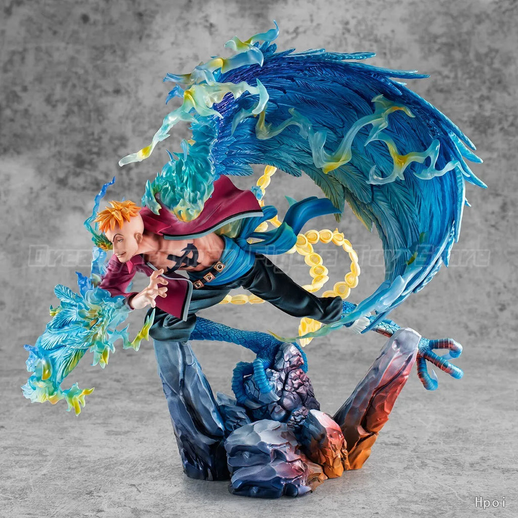 【In Stock】Original MegaHouse POP ONE PIECE MAS-MAXIMUM Marco Figure Collection Ornament Toys