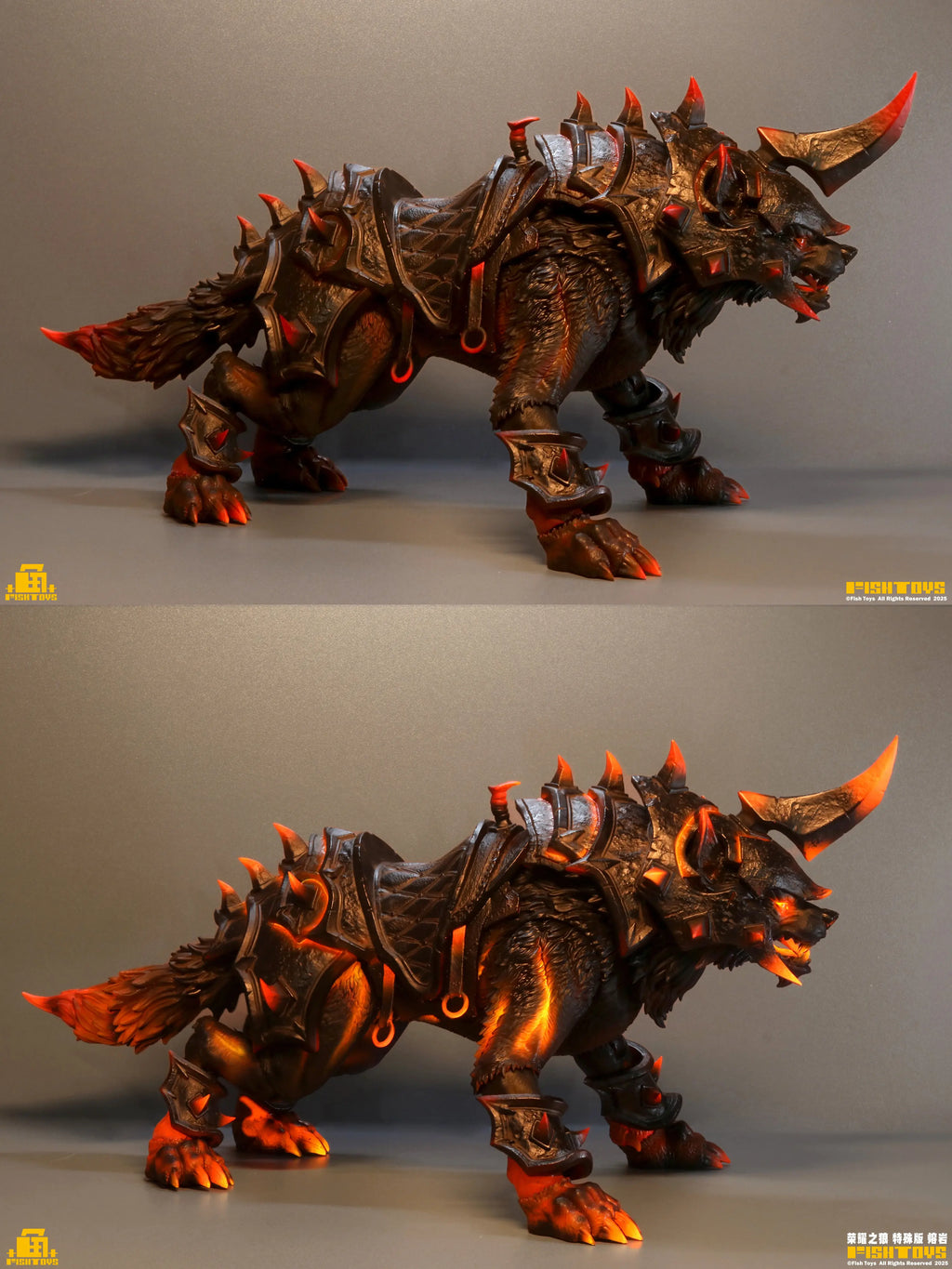 In Stock Originate Fish Toys The Wolf of Glory LAVA Model 1/12 Movability Model Toys Collect D20Studio