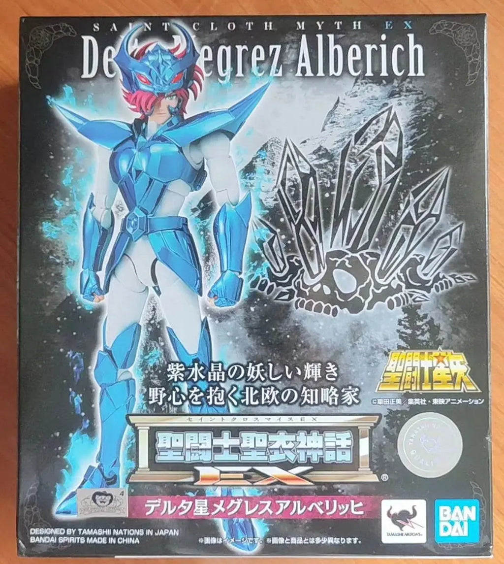 In Stock BANDAI Saint Seiya Saint Cloth Myth EX Delta McGrath Alberich 18cm Anime Character Figure Toy