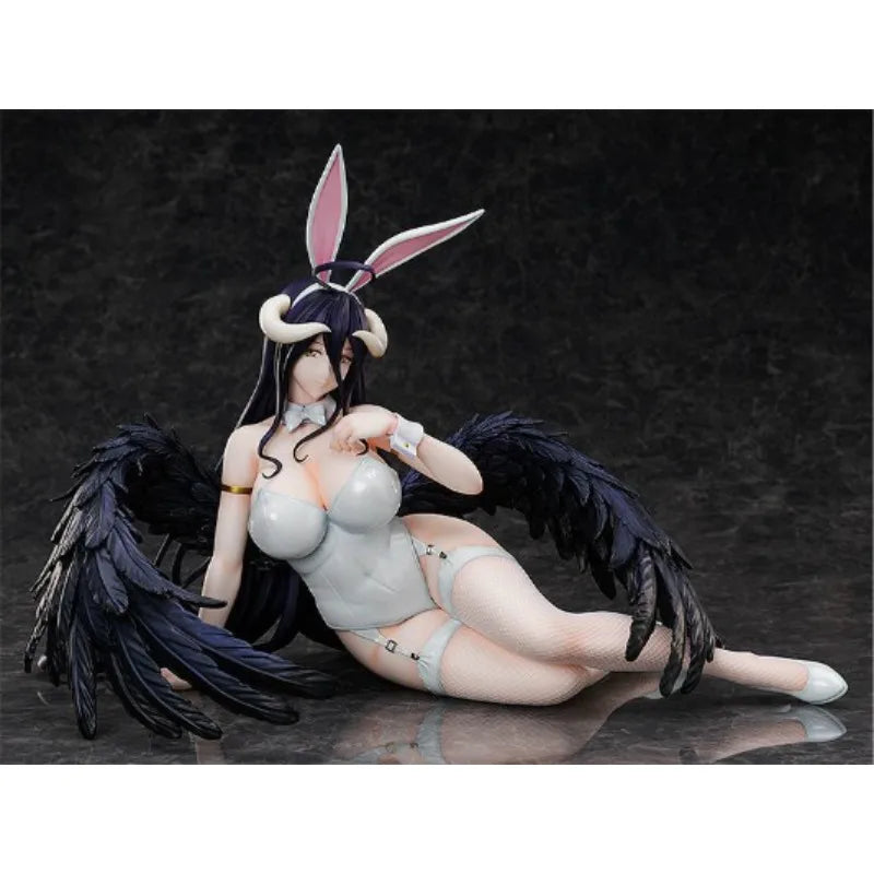 In Stock MX Overlord Albedo Bunny Girl 1/4 Scale PVC 18 Figure Anime Model Trendy Toys Desktop Doll Collectibles
