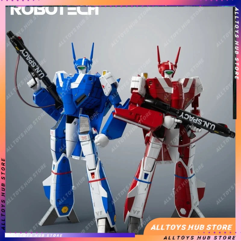 In stock Threezero ROBO-DOU Macross VERITECH VF-1J MAX VF1J Miriya VERITECH Action Figures Toy Gift Collection