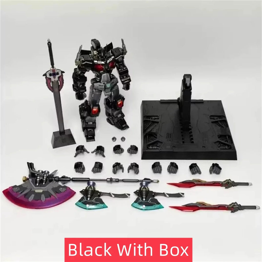 [In Stock] Mc Muscle Bear Ko Riobot OP Commander Transformation with A Modified Version of The Giant Ax Action Figure