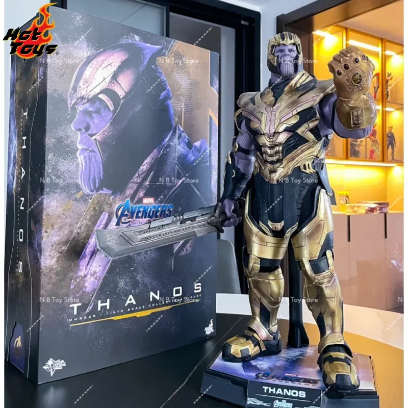 In Stock  Genuine HOTTOYS HT Marvel MMS529 Avengers 4 Thanos 3.0 Action Figure Model Toys