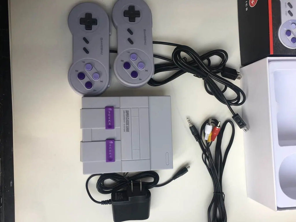 Super Classic MINI SFC TV Handheld Mini Tragbare Spielkonsolen Entertainment System für NES SNES Spielekonsole (660 Spiele)