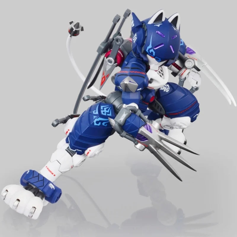 【in Stock】xiaot Iron Roars Cat-01 1/60 Armored Waller Ninja Cat C.a.t-01 02 03 Assemble Action Figure Model Toys