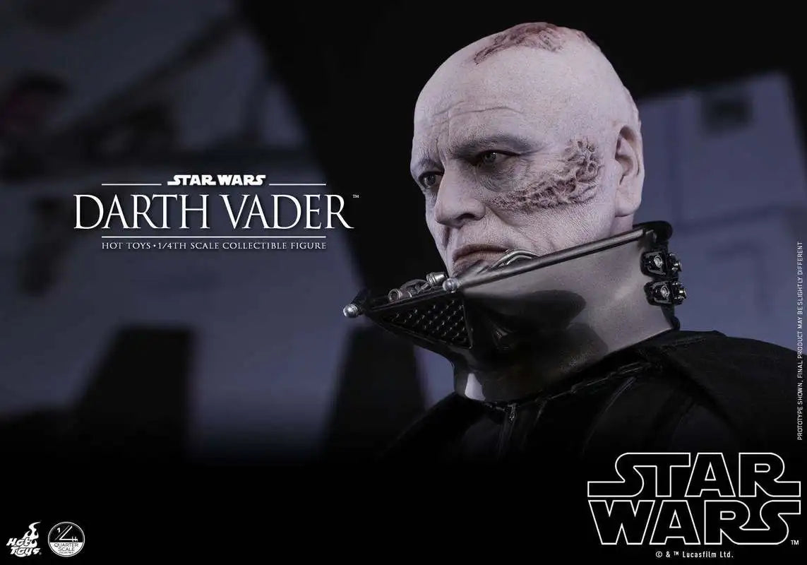 HotToys Star Wars Darth Vader 1/4 Scale Articulated Action Figure Special Edition with LED Light up Stand Collectible QS013