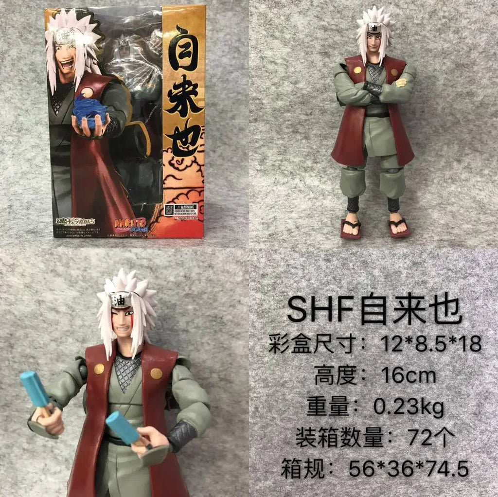 9 types Shippuden Shf Uzumaki Rasengan Action Figures Movable Joints Face Change Dolls Anime Figurines Models Toys Gifts