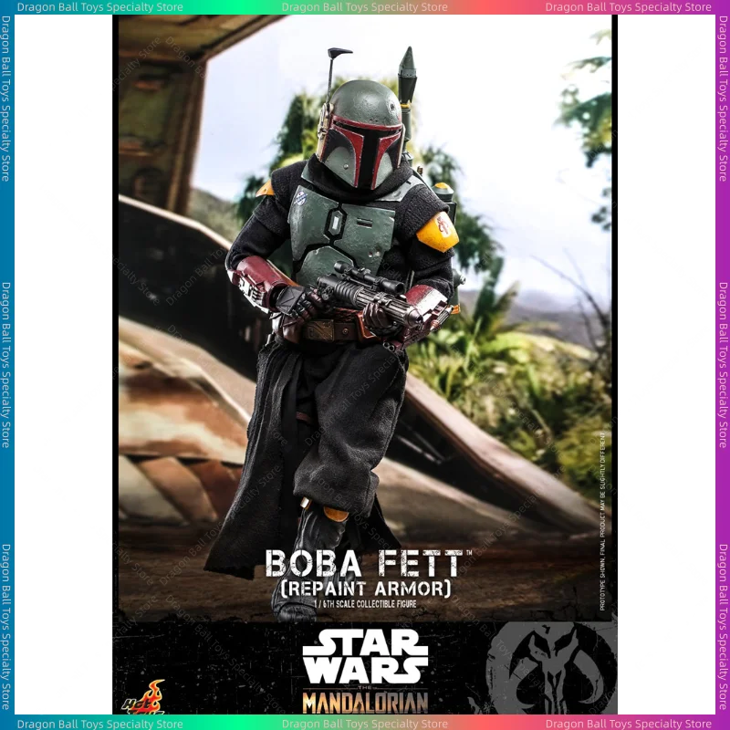 [In Stock] Original HOTTOYS HT 1/6 TMS056/055 Mandalorian Boba Fett 2.0 Throne Edition Action Figure  Toy Gift