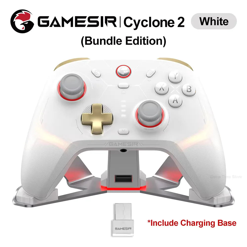 Gamesir Cyclone 2 Controller Nintendo Switch 2 PC Joystick Wireless Gamepad Pro Controller Bundle Edition+$5 Get Controller Case