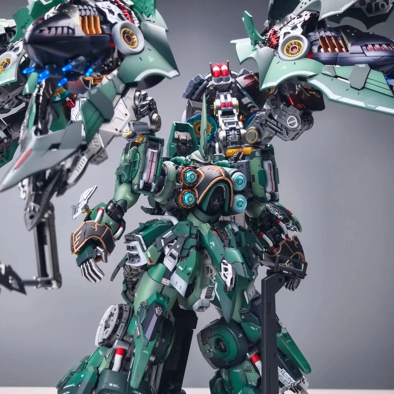 Osiris Aerial Dominator Mecha Toy 1/100 Scale LED Lighting Movability Collectible Action Figure for Aerospace Model Works