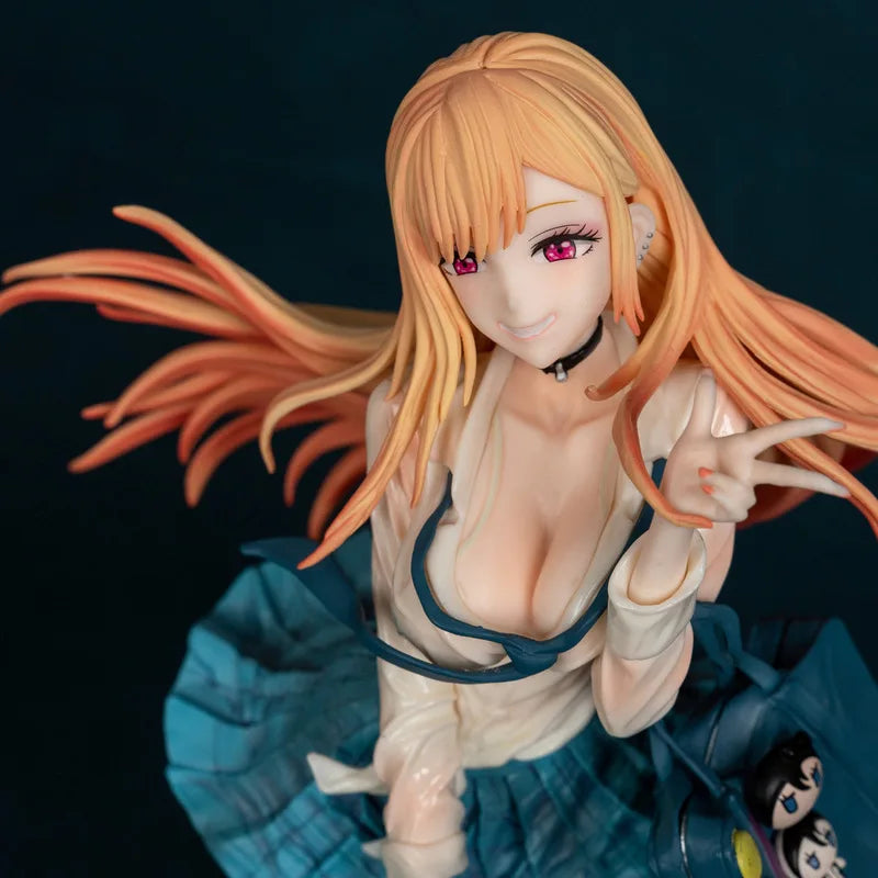 27 cm My Dress-Up Darling Kitagawa Marin On The Beach Anime Girl Figur Modell Statue Sammlung Desktop Dekoration Ornament Spielzeug