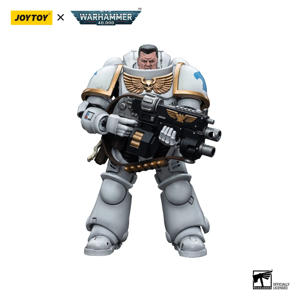 JOYTOY Warhammer 40k 1/18 Action Figures Space Marines White Consuls Intercessors 1