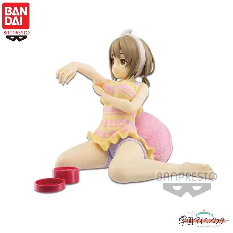 В наличност Оригинален Bandai Banpresto The Idolmster Mimura Kanako Action Figure Doll Чисто нова периферия за анимация в кутия Гараж