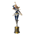 Original League of Legends Jinx Figur Arcane 2 Anime Figuren Spielperipherie Schreibtischdekoration Ornament Kindergeschenk 3D-Stiftspielzeug