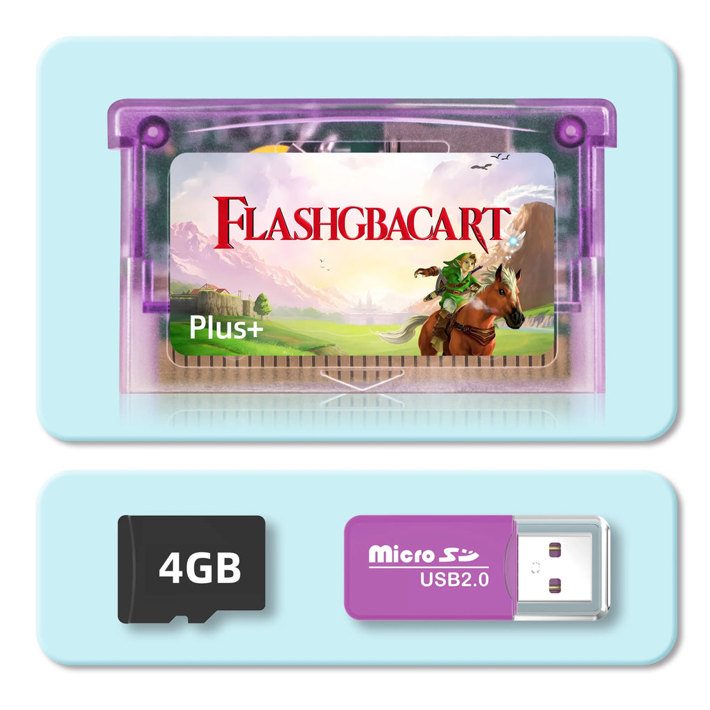 REMANK V1.5 Flash GBA Cartridge FLASHGBACART GBA Card 100+Retro Game Cart RTC 1M Flash GBC with GBA GBC GB NES Compatible DS