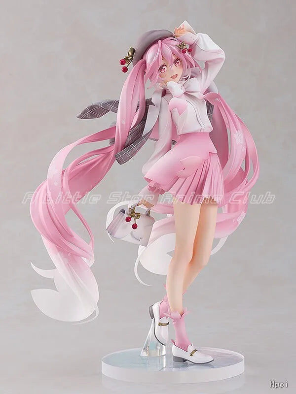 Original GSC Piapro Characters Hatsune Miku 1/6 Flower Viewing Costume Anime Figure Gift Model Ornament
