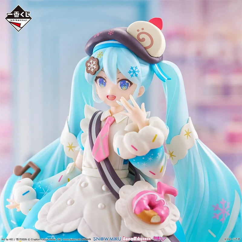BANDAI Genuine Ichiban Kuji Hatsune Miku Anime SNOW MIKU ALL STARS 2026 Action Figure Toys Gift Collectible Model Ornaments