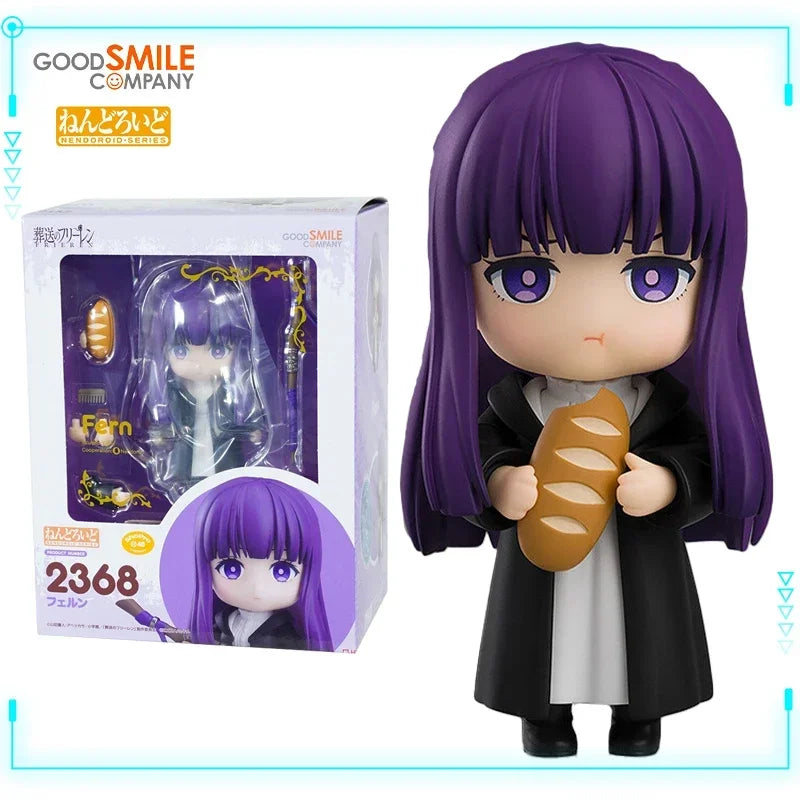 GSC Original Genuine Nendoroid 2367&2368 Anime Sousou No Frieren Frieren Fern 10cm Collections Model Toy Action Figure Xmas Gift