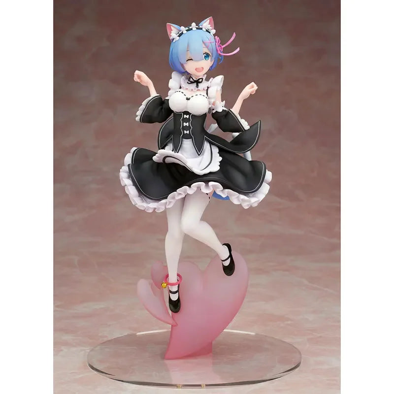 KDcolle Re:ZERO Starting Life in Another World Anime Figure Rem Sleep Sharing Action Figure Ram/Emilia Figurine Model Doll Toys