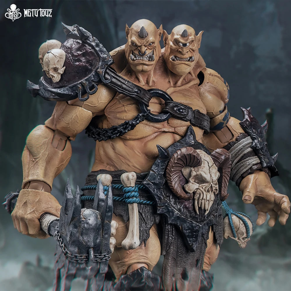 Metytoyz World Of Adventurers - Skullcrusher Ogrus Ogre Warrior Articulated Toy