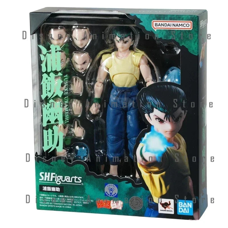 In Stock 100% Original Bandai S.H.Figuarts SHF Yusuke Urameshi in Stock Anime Action Collection Figures Model Toys Hobby