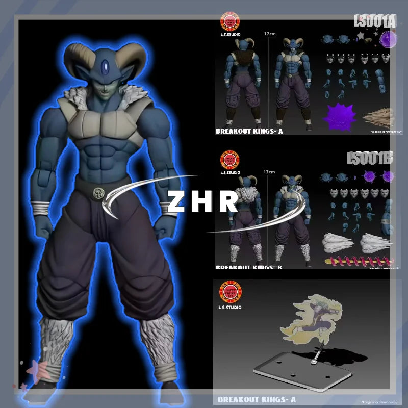 Dragon Ball LS Studio Breakout King Moro A/B 1/12 Viel Glück Modell Animation Modell Action Figur Spielzeug Sammlung Geschenk