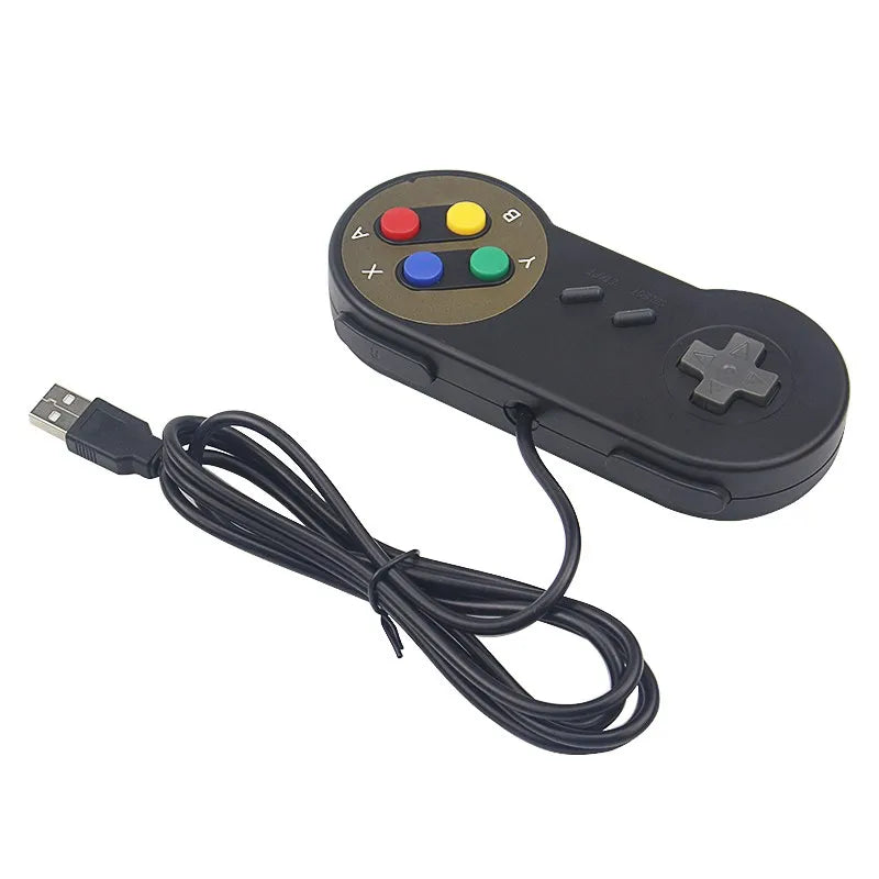 2 Stück USB-Gamepad Retro-Gaming-Joystick, kabelgebundener Controller für PC, NESPi, RetroPie, Spielsteuerung für Raspberry Pi 4 B
