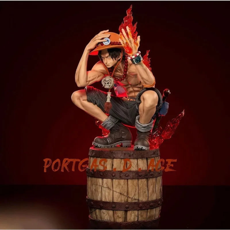Фигурка One Piece Ace Limited GK - статуетка AO, аниме периферия, модерна играчка, декорация за настолни компютри, идеален подарък за колекционери и фенове.
