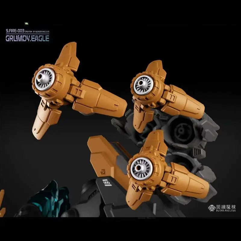 Grumdy Eagle 1/72 Alloy Die Casting Frame Pre Assembled Action Figure Mecha Assembly Model High Detail Decore Boy Festive Gift
