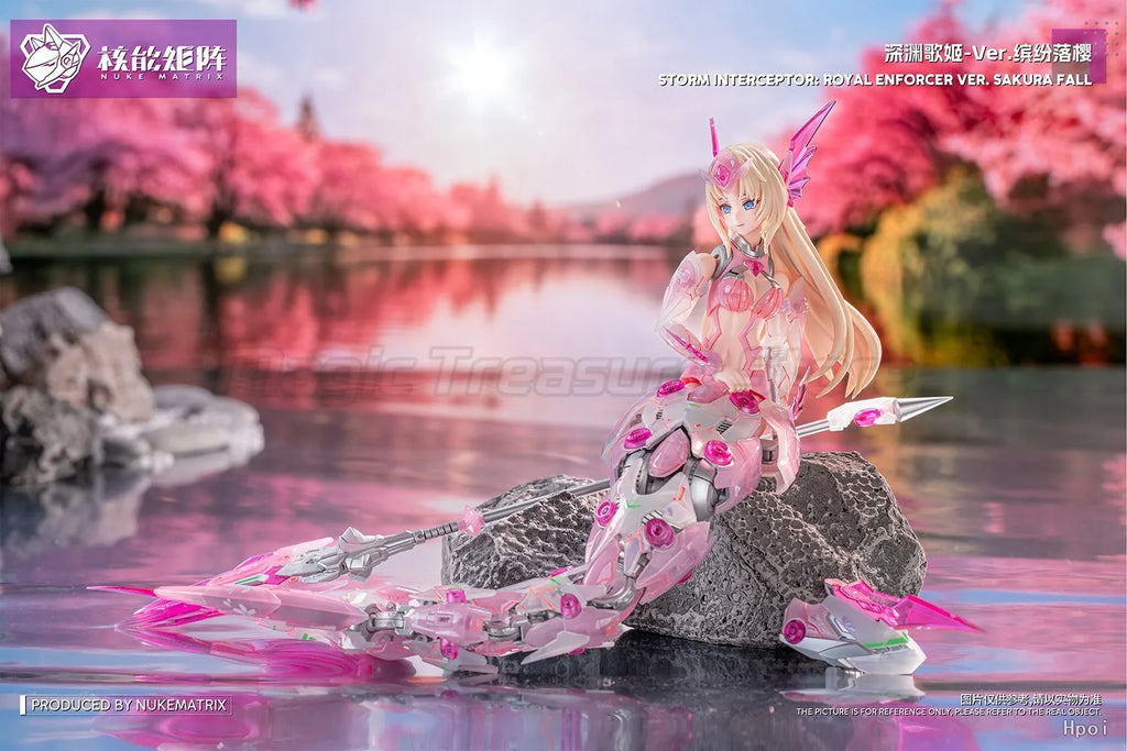 【MT】NUKE MATRIX STORM INTERCEPTOR: ROYAL ENFORCER VER SAKURA FALL Action Figure Collection Model