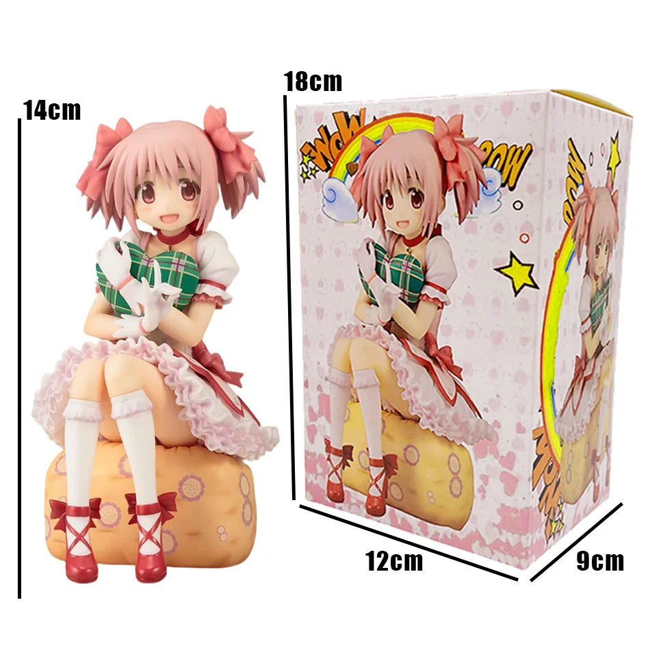 Anime Magikano 14cm Puella Magi Madoka Magica Figure PVC Model Doll Desktop Decoration Action Figurine Collecting Toys Kid Gifts