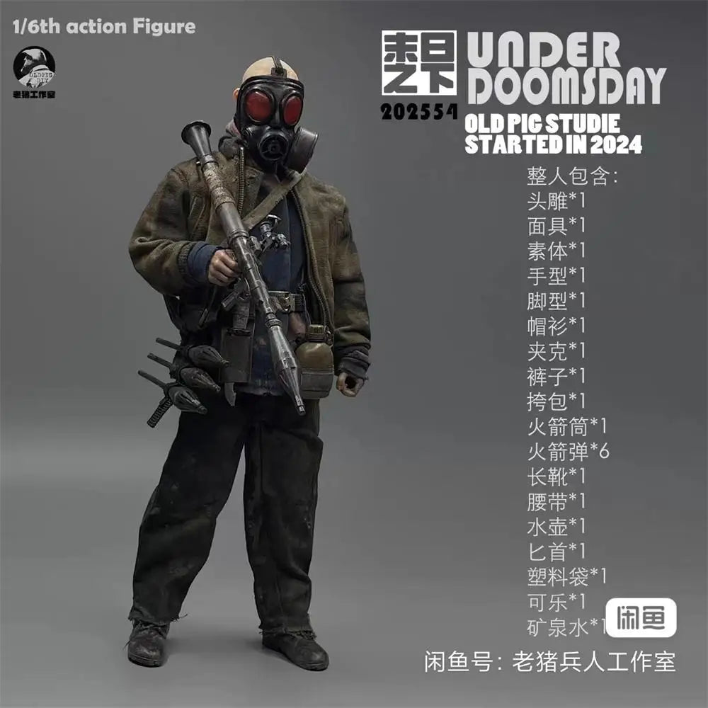 1/6th In Stock 3ATOYS Residents Walking Dead Zombie Survivor Face Version 3.0 Full Set Moveable Action Figure Gift For Fans
