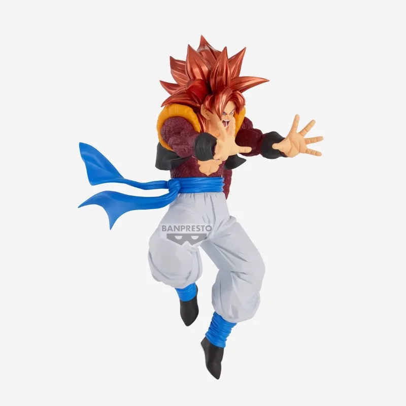 Bandai Original Banpresto Dragon Ball GT Bos Super Saiya 4 Gogeta PVC Anime Actionfigur Modell Sammlerspielzeug