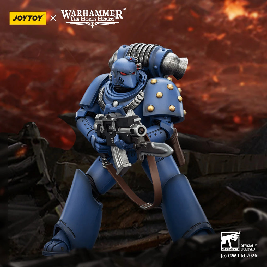 JOYTOY Warhammer 40K Ultramarines MKVI Tactical Legionary 1/18 Action Figure Toys Collection