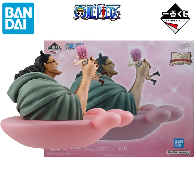 BANDAI Original Ichiban Kuji One Piece Anime Luffy Sabo Ace Bonney Kuma Robin Saul Action Figure Toys Gifts Model