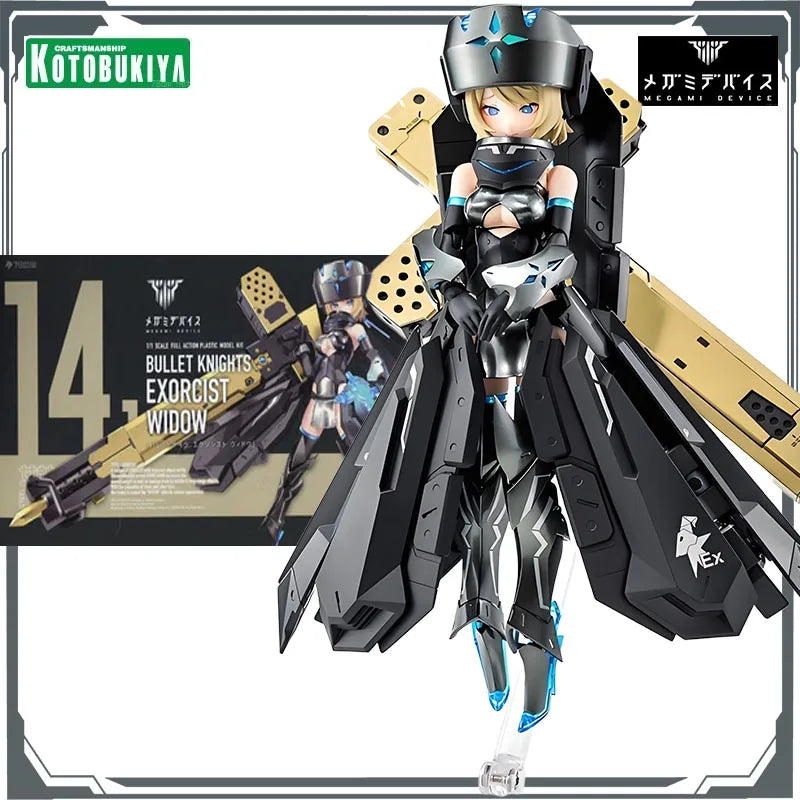 Kotobukiya Original MEGAMI DEVICE MEGAMI DEVICE&BULLET KNIGHTS EXORCIST WIDOW Figure Assembly Model Toys  Model Gifts for Boys