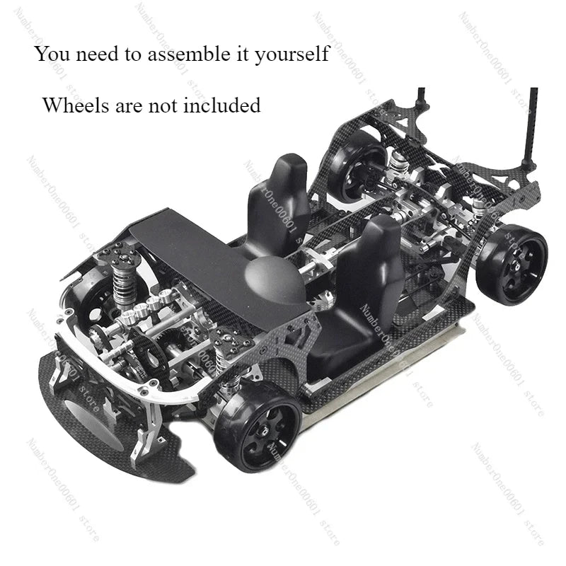 FIJON 1/10 FJ9 Front Engine Design RC Drift Car Model